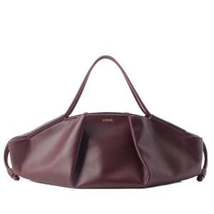 Loewe Bag Paseo Napa Handbag XL Shiny Burgundy Calf